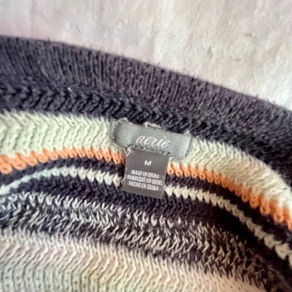 AERIE LOOSE KNITTED CROP TOP - Picture 3 of 4